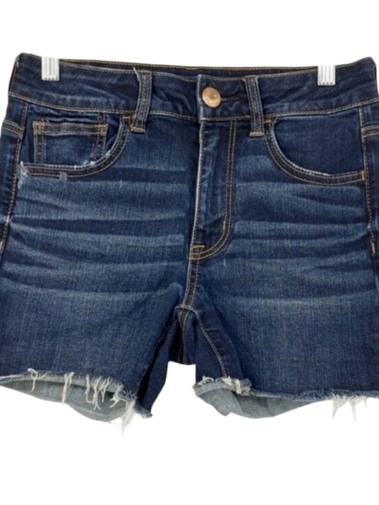 American Eagle Outfitters Pants - AMERICAN EAGLE High-Rise Shortie Super Stretch Denim Jean Shorts 2.